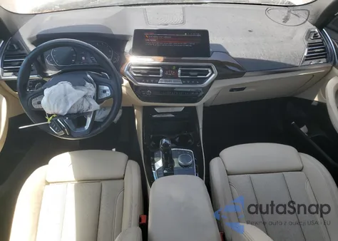 2022 BMW X3 Sdrive30I z USA, uszkodzony, nr VIN 5UX43DP01N9K68904